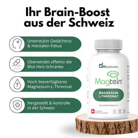 NATURFABRIK Magnesium-L-Threonat Magtein® Kapseln 120 Stk