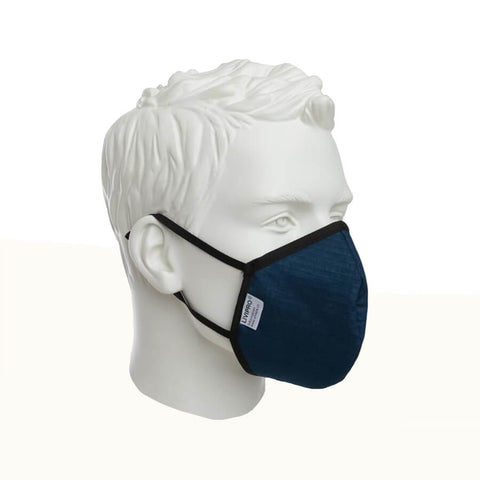 UNREPA Stoffmaske LIVIPRO, waschbar, blau Gr.  L, XL