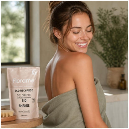 Florame Éco-Récharge Gel Douche Amande 700 ml