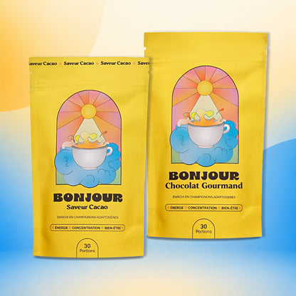 Hallo Cozy Schokolade - Kakao & Schokolade Goutmand (60 Portionen) - Duo Pack