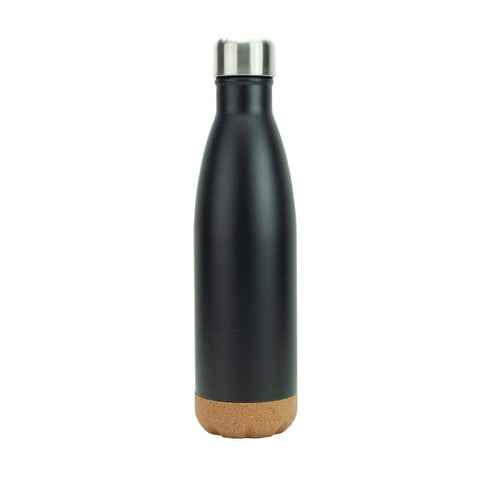 SUSTAIN Thermosflasche Edelstahl mit Korkboden – 500 ml