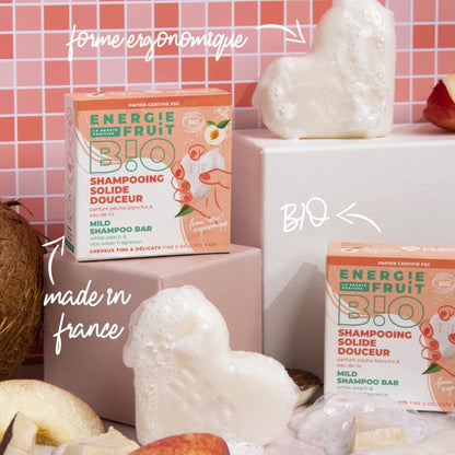 SHAMPOOING SOLIDE MONOÏ CHEVEUX SECS CERTIFIE BIO PAR ECOCERT