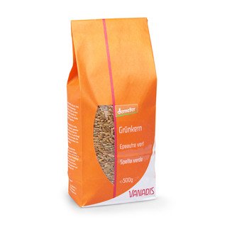 Vanadis Grünkern holzgedarrt, Demeter 500g