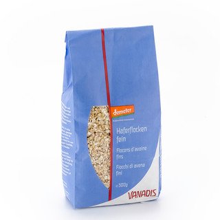 Vanadis Haferflocken fein, Demeter 500g