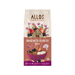 Allos Amaranth Crunchy Beerenfrucht, EU Bio 400g