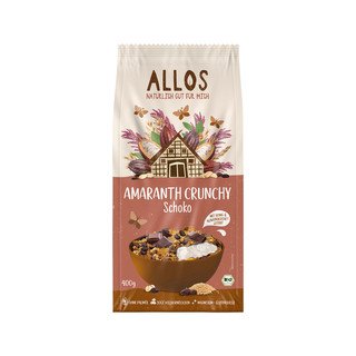 Allos Amaranth Crunchy Schokolade, EU Bio 400g