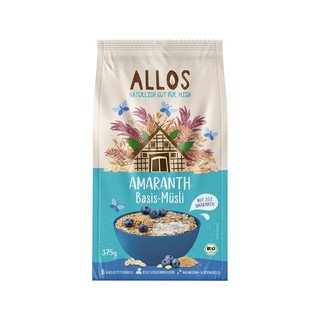 Allos Amaranth Müsli Basis, EU Bio 375g