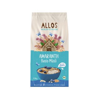 Allos Amaranth Müsli Basis, EU Bio 1.5kg