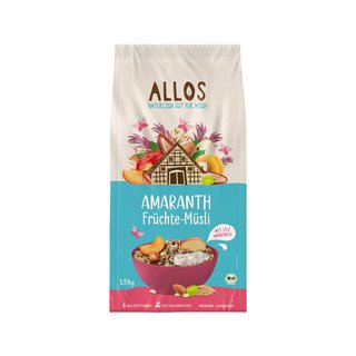 Allos Amaranth Müsli Früchte, EU Bio 1.5kg