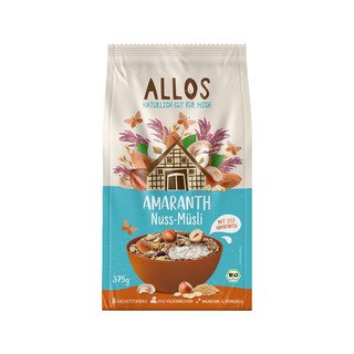 Allos Amaranth Müsli Nuss, EU Bio 375g