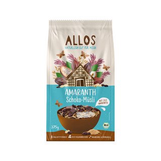 Allos Amaranth Müsli Schoko, EU Bio 375g