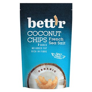 Bett'r Coconut Chips French Sea Salt, EU Bio 70g