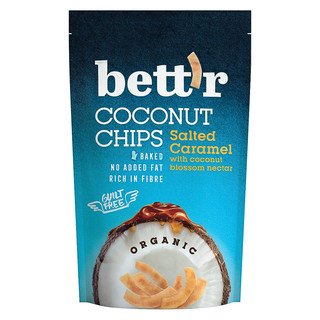Bett'r Coconut Chips Salted Caramel, EU Bio 70g