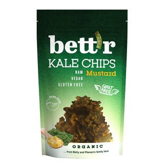 Bett'r Kale Chips Mustard, EU Bio 30g