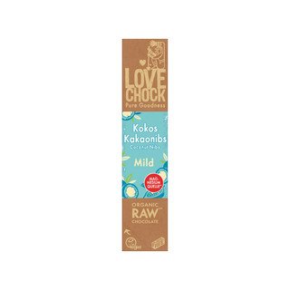 LoveChock Bar Cremoso al Cocco e Pepite di Cacao, EU Biologico 40 g