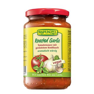 Rapunzel Sauce Tomaten Knoblauch geröstet, EU Bio 350ml