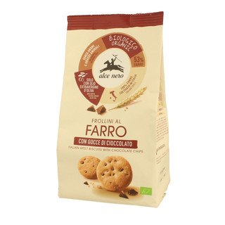 Alce Nero Frollini - Dinkelkekse mit Schokoladenflocken, EU Bio 300g