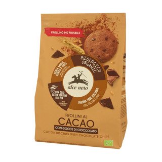 Alce Nero Frollini - Kakaokekse mit Schokoladenflocken, EU Bio 300g