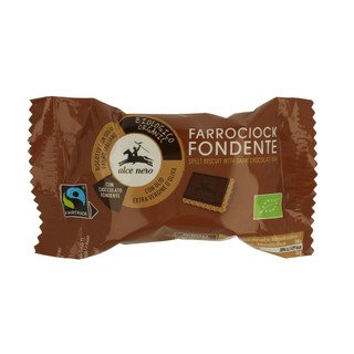 Alce Nero farrociok fondente - Dinkelkekse mit Schokolade, EU Bio 28g