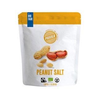 Pakka Arachidi al sale marino, EU Bio / FLO-Fairtrade 150 g