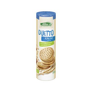 Allos Duetto - Doppelkeks mit Kakaocremefüllung, EU Bio 330g