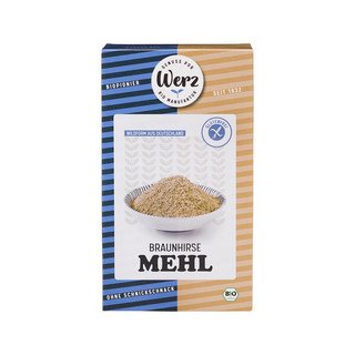 Werz Braunhirsemehl, glutenfrei, EU Bio 500g