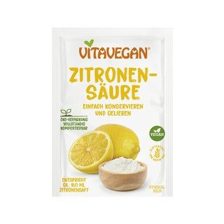 Biovegan Zitronensäure - Vitavegan, Konventionell 10g