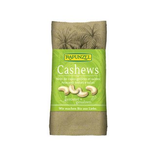 Rapunzel Cashews geröstet, gesalzen, EU Bio 50g