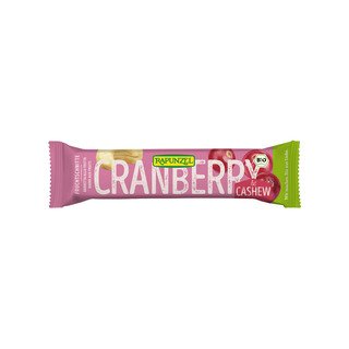 Rapunzel Fruchtschnitte Cranberry-Cashew, EU Bio 40g