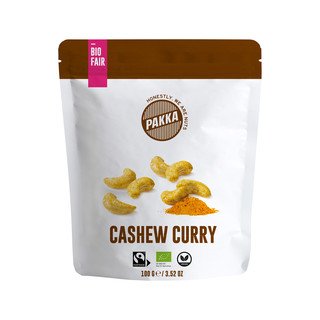 Pakka Cashew avec Curry Madras, Bio UE / FLO-Fairtrade 100 g