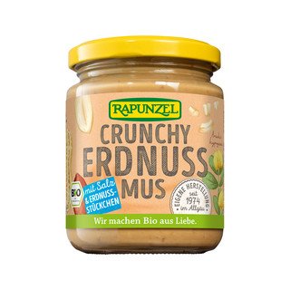 Rapunzel Erdnussmus Crunchy mit Salz, EU Bio 250g