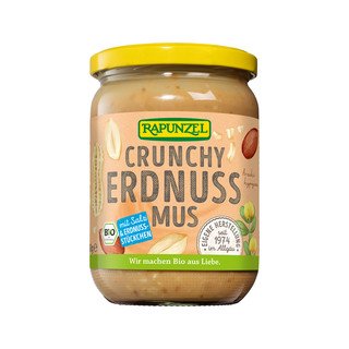 Rapunzel Erdnussmus Crunchy mit Salz, EU Bio 500g