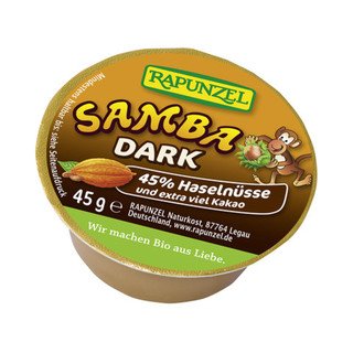 Rapunzel Samba Dark Nuss-Nougat-Creme, EU Bio 45g