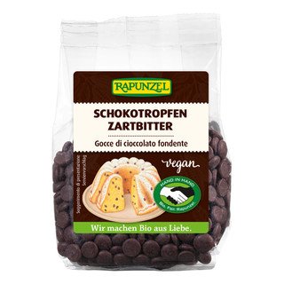 Rapunzel Schokotropfen Zartbitter, HIH, EU Bio / Fairer Handel 100g