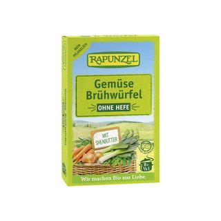 Rapunzel Gemüse-Brühwürfel ohne Hefe, EU Bio 80g