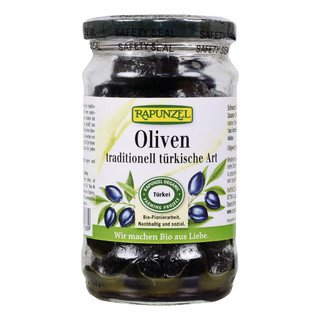 Rapunzel Oliven schwarz mit Stein, geölt, EU Bio 185g