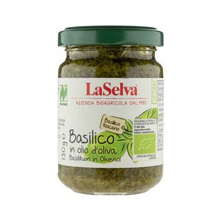 La Selva Basilikum in Olivenöl, EU Bio 130ml