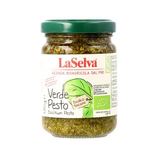 La Selva Pesto Verde ohne Knoblauch mild, EU Bio 130g
