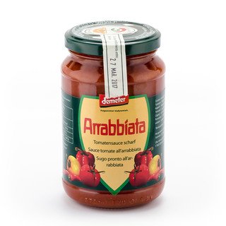 Vanadis Sauce Tomaten Arrabbiata, Demeter 340g