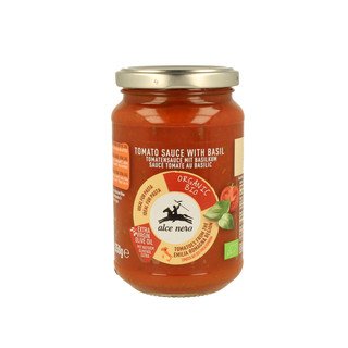 Alce Nero Tomaten Sauce mit Basilikum, EU Bio 350g