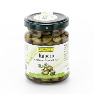 Rapunzel Kapern in Olivenöl, EU Bio 120g