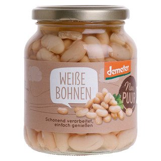 Nur Puur Weiße Bohnen, Demeter 350ml