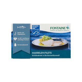 Fontaine Makrelenfilets, Marine Stewardship Council 120 g