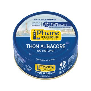 Phare d'Eckmühl Tonno all'acqua albacore nature, senza certificazione 160ml