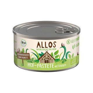 Allos Hof Pastete Kräuter, EU Bio 125ml