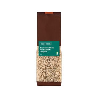 Biofarm Basmatireis Vollkorn, Bio Knospe 500g