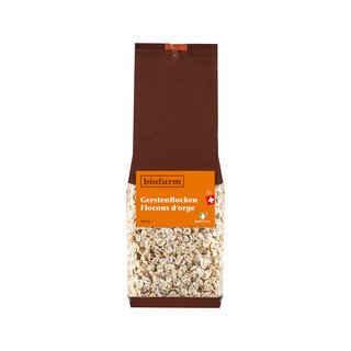 Biofarm Gerstenflocken, Bio Knospe Schweiz 500g