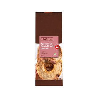 Biofarm Apfelringli mit Schale, Bio Knospe Schweiz 60g