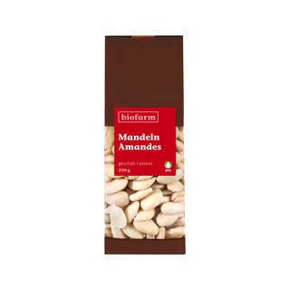 Biofarm Mandeln geschält, Bio Knospe 200g