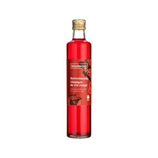 Biofarm Rotweinessig, Bio Knospe 500g